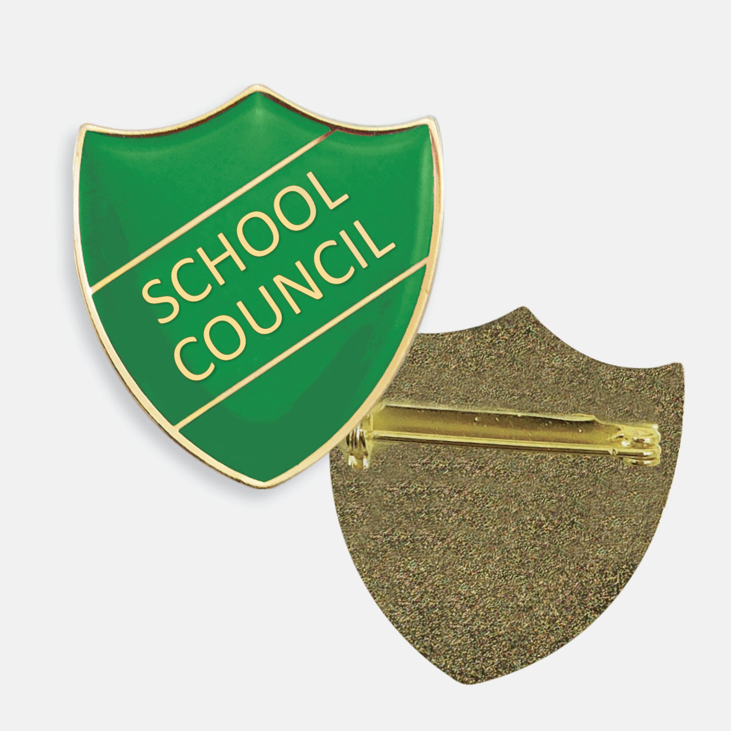 Enamel School Council Shield Badge - 30 x 26mm