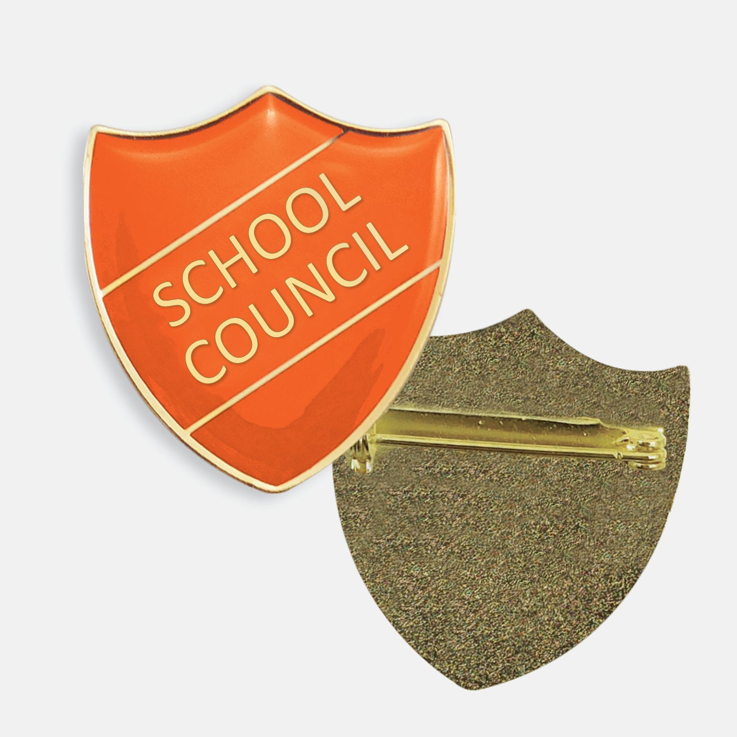 Enamel School Council Shield Badge - 30 x 26mm