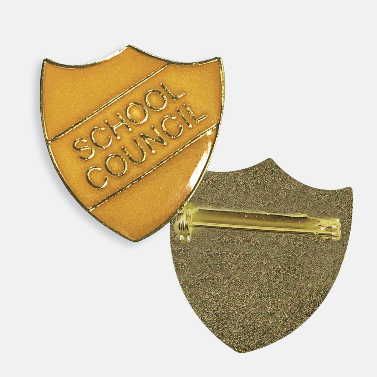 Enamel School Council Shield Badge - 30 x 26mm