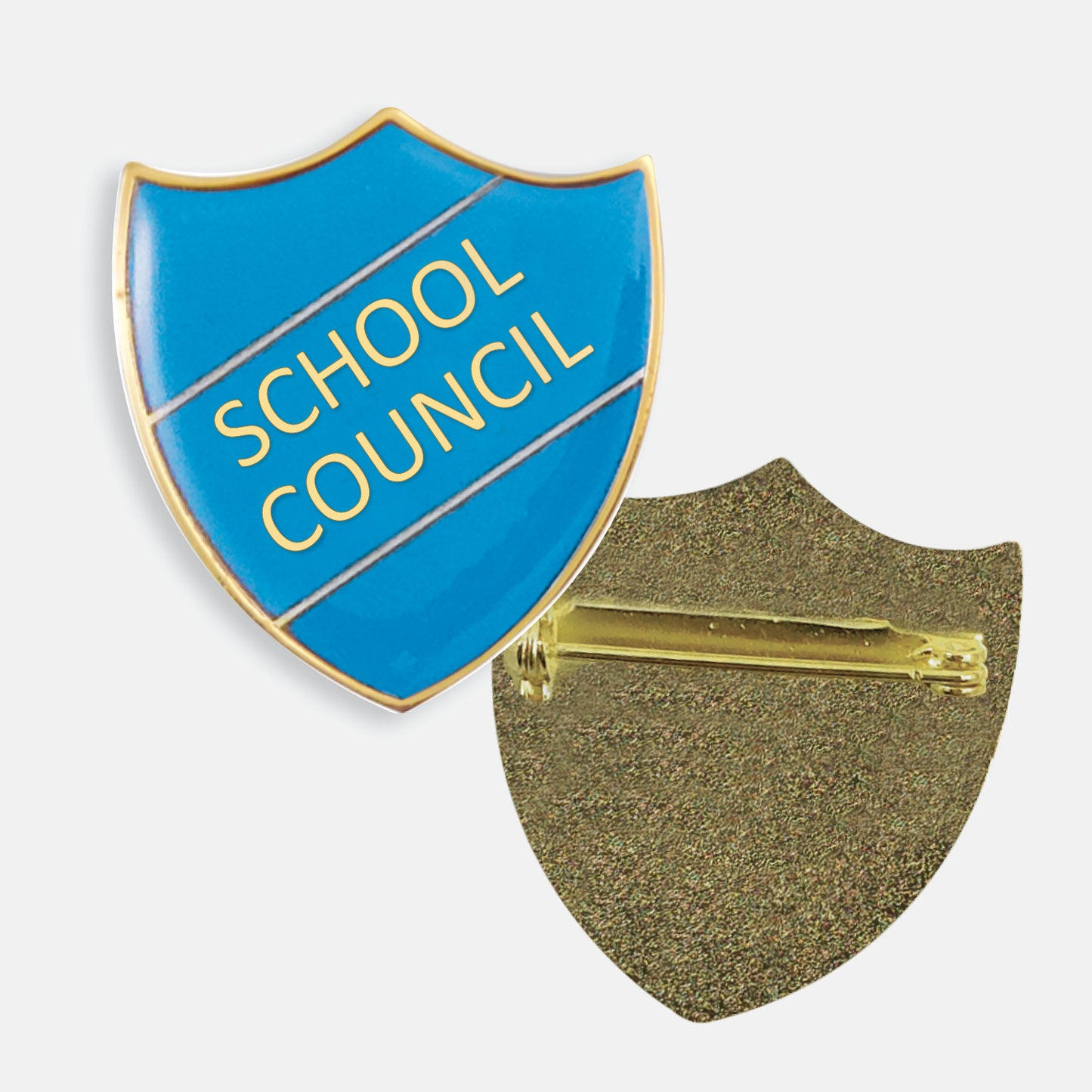 Enamel School Council Shield Badge - 30 x 26mm