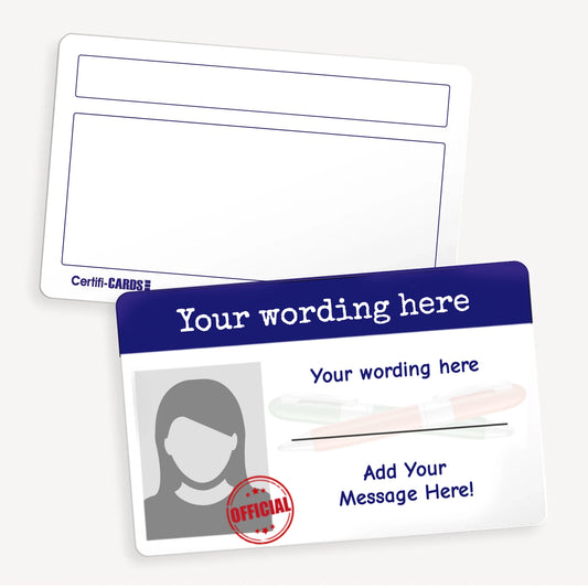 Personalised Official Pen Licence CertifiCARD