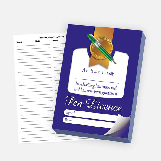 Pen Licence Praisepad - 60 Pages - A6