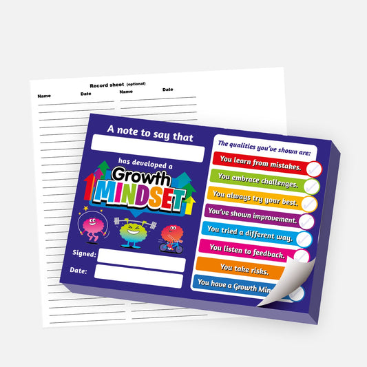 Growth Mindset Praisepad - 60 Pages - A6
