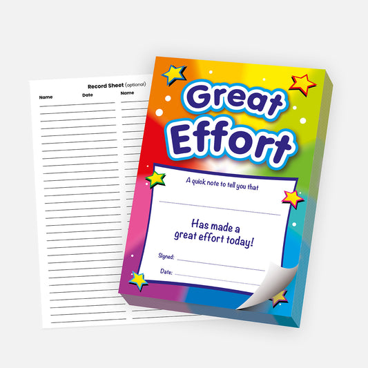 Great Effort Praisepad - 60 Pages - A6