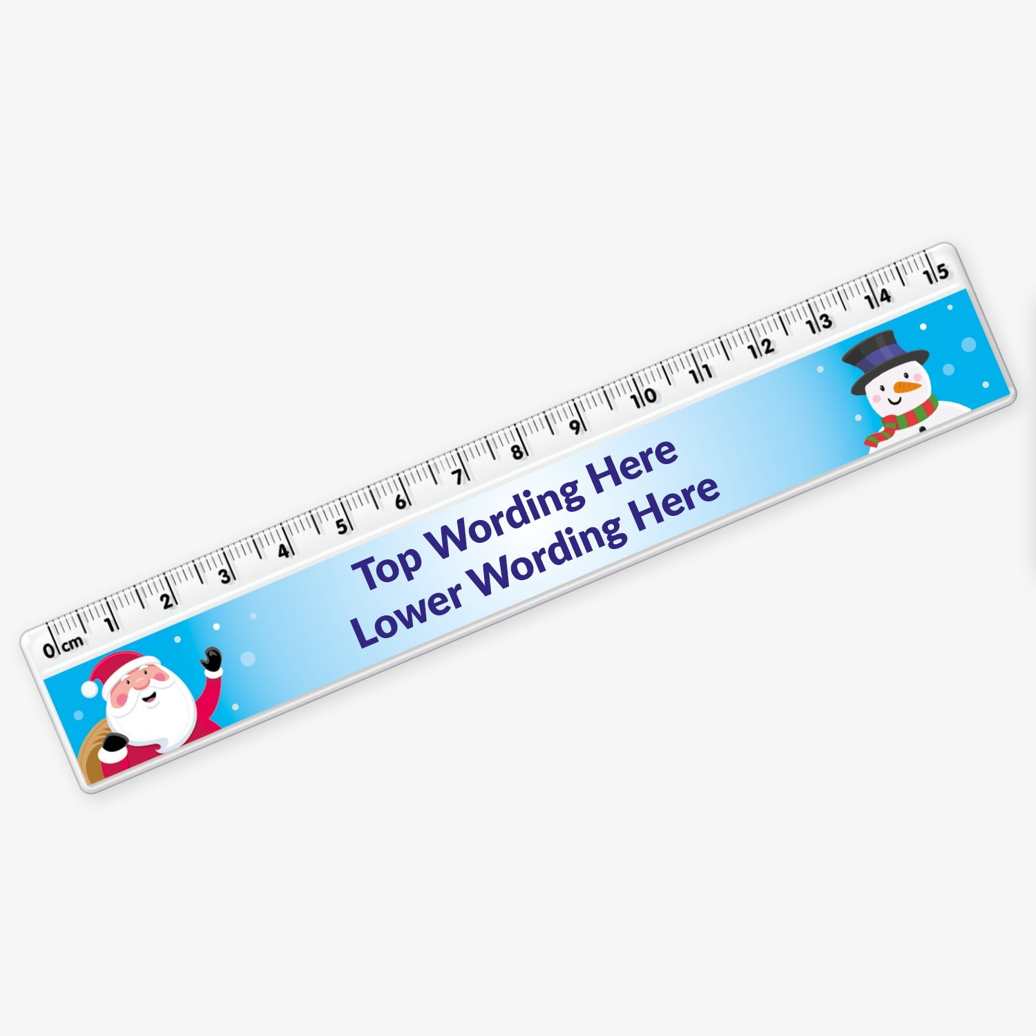 Mini Ruler Christmas Personalised Christmas Ruler | 15cm | Choose Your Wording