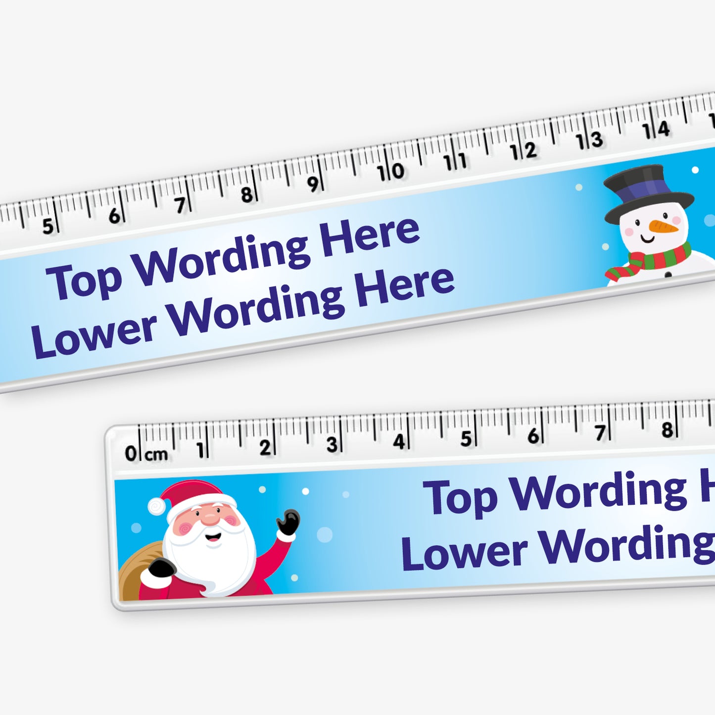 Personalised Christmas Ruler | 15cm | Choose Your Wording