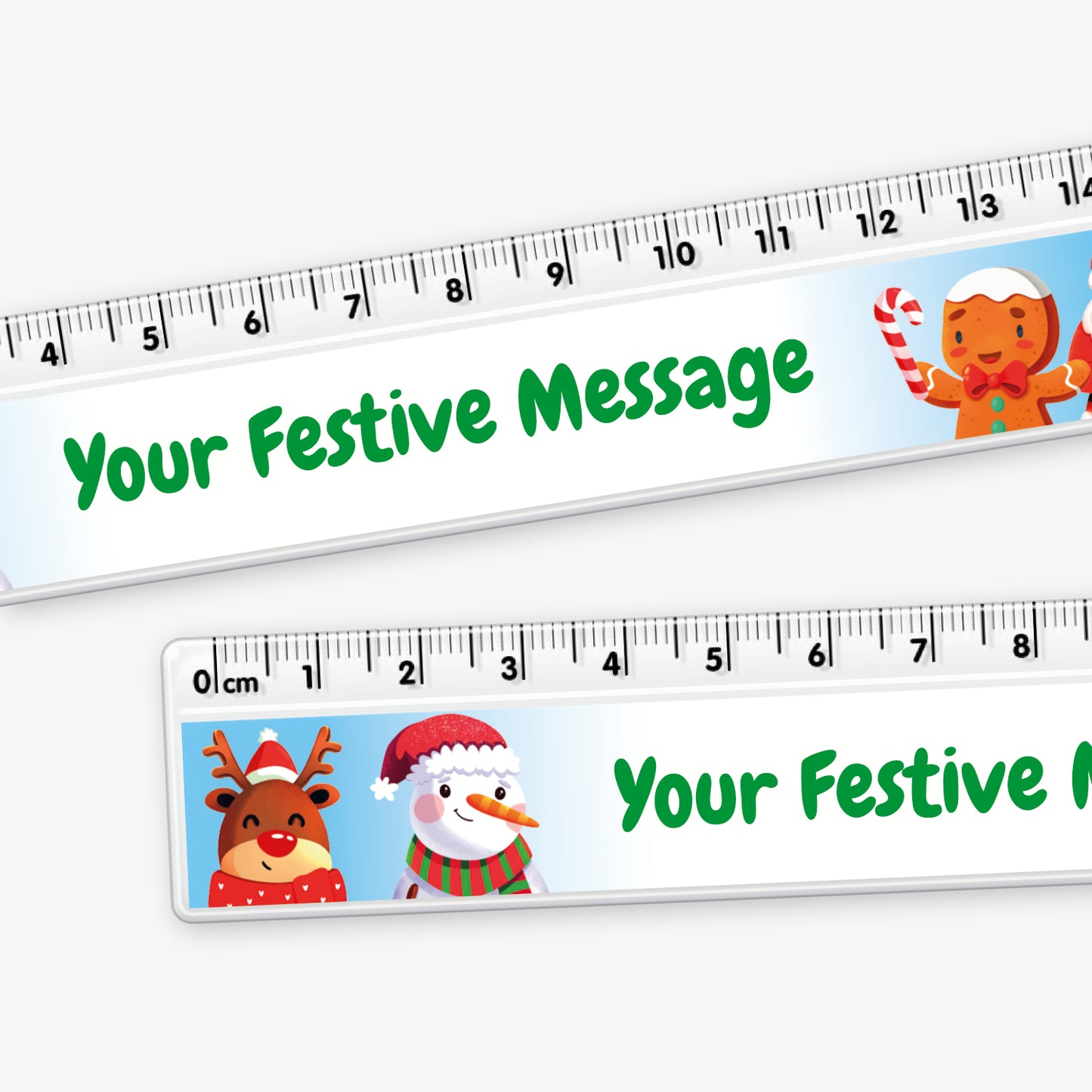 Personalised Christmas Ruler | 15cm | Father Christmas