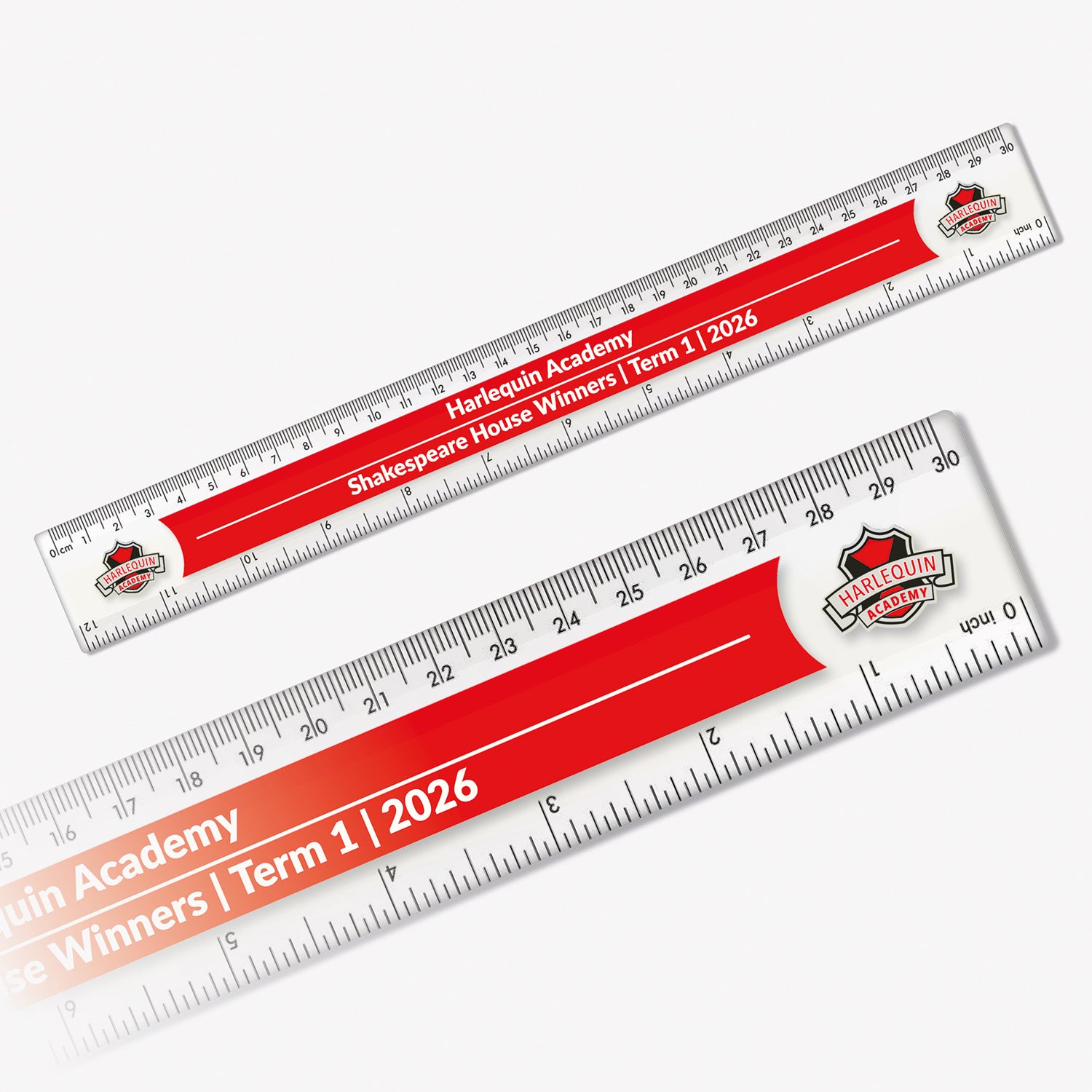 Double Rular Upload Your Own Double Image Ruler | 30cm | Personalised