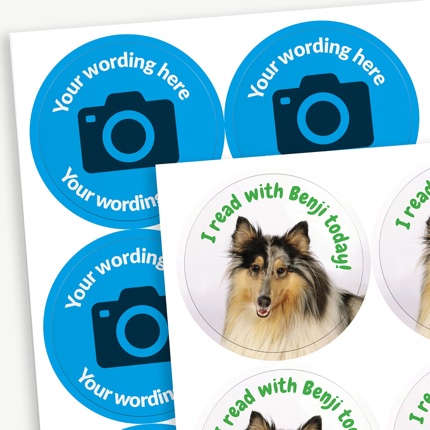 Personalised Upload Your Own Stickers | 35 per sheet | 37mm