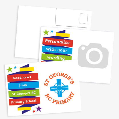 Upload Your Own Image Banner Postcard - A6