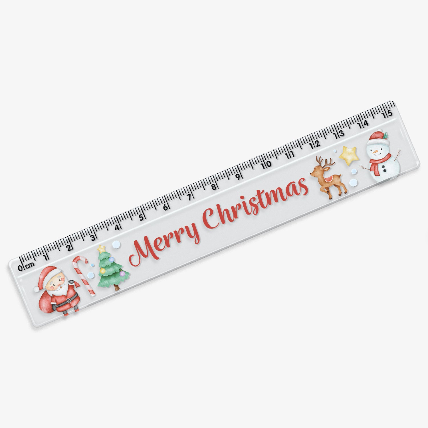 Mini Ruler Christmas Merry Christmas Ruler | Kids' Stocking Filler | Stationery