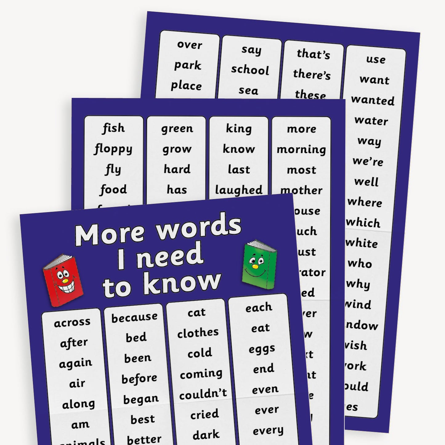 3 Further High Frequency Key Words Paper Posters | A2