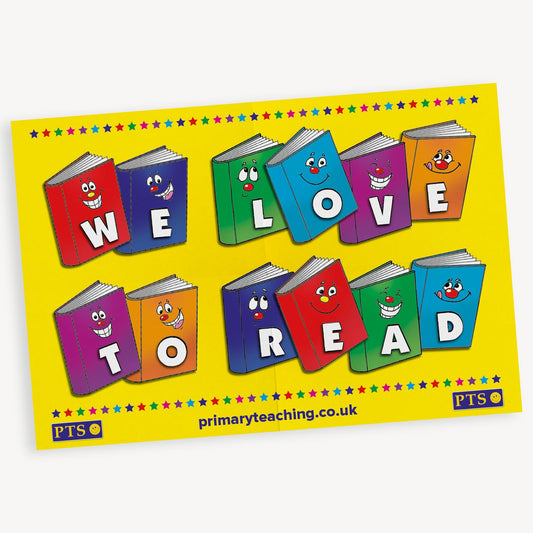 We Love to Read Poster - A2