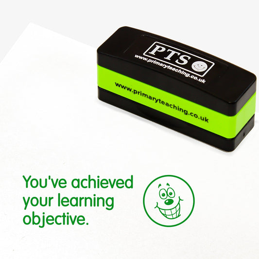 You've Achieved Your Learning Objective Stakz Stamper - Green - 44 x 13mm