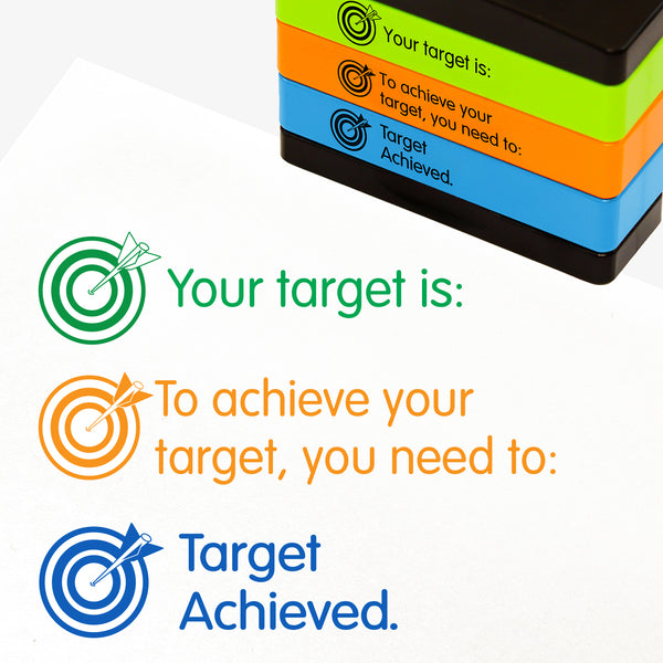 Over Target Stamp Target 3-in-1 Stakz Stamper | Teacher Stamps | Marking