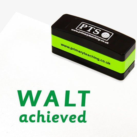 WALT (We are Learning to) Achieved Stakz Stamper - Green - 44 x 13mm