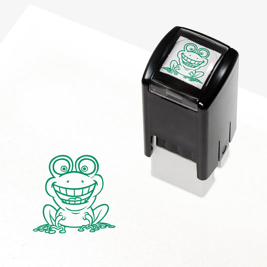 Mini Frog Stamper - Green - 10mm