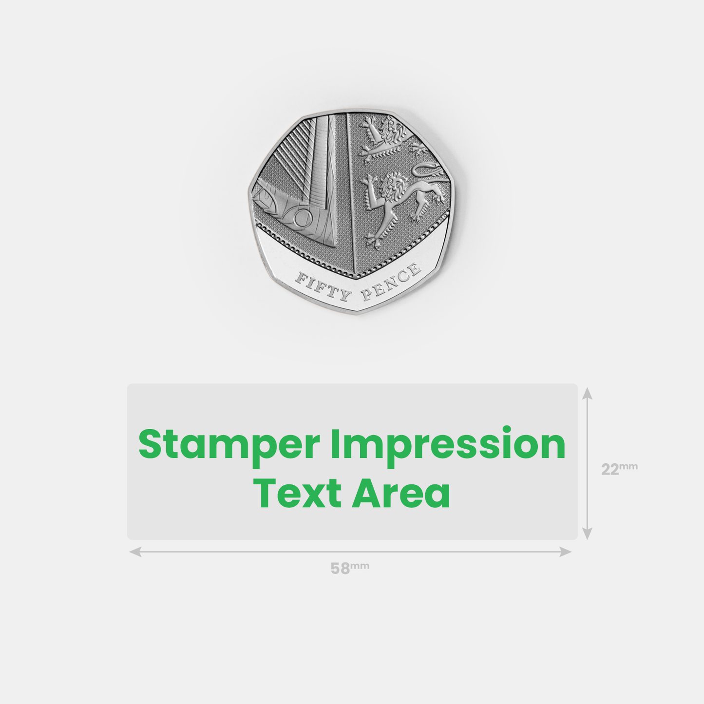 Personalised Table Stamper - 59 x 21mm