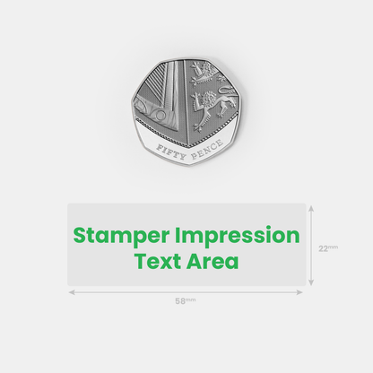 Personalised Table Stamper - 59 x 21mm