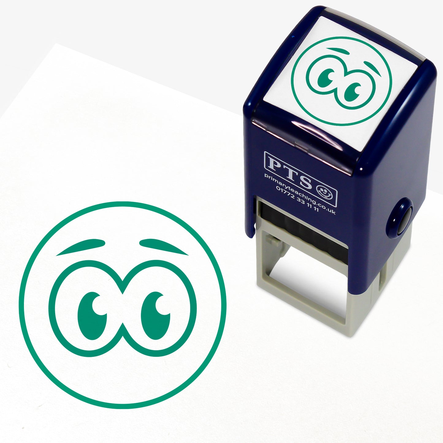 Look Carefully Stamper - 25mm