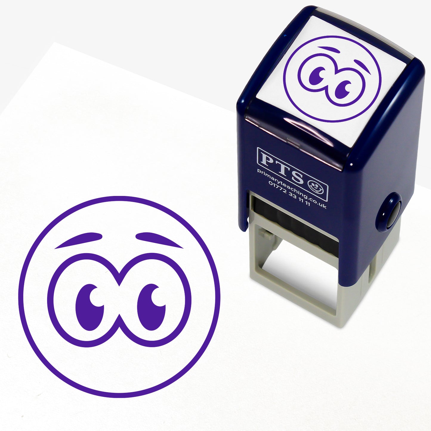 Look Carefully Stamper - 25mm