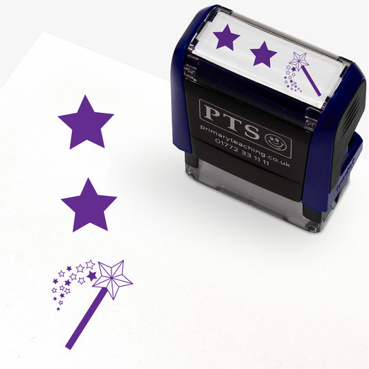 Two Stars and a Wish Stamper - 38 x 15mm