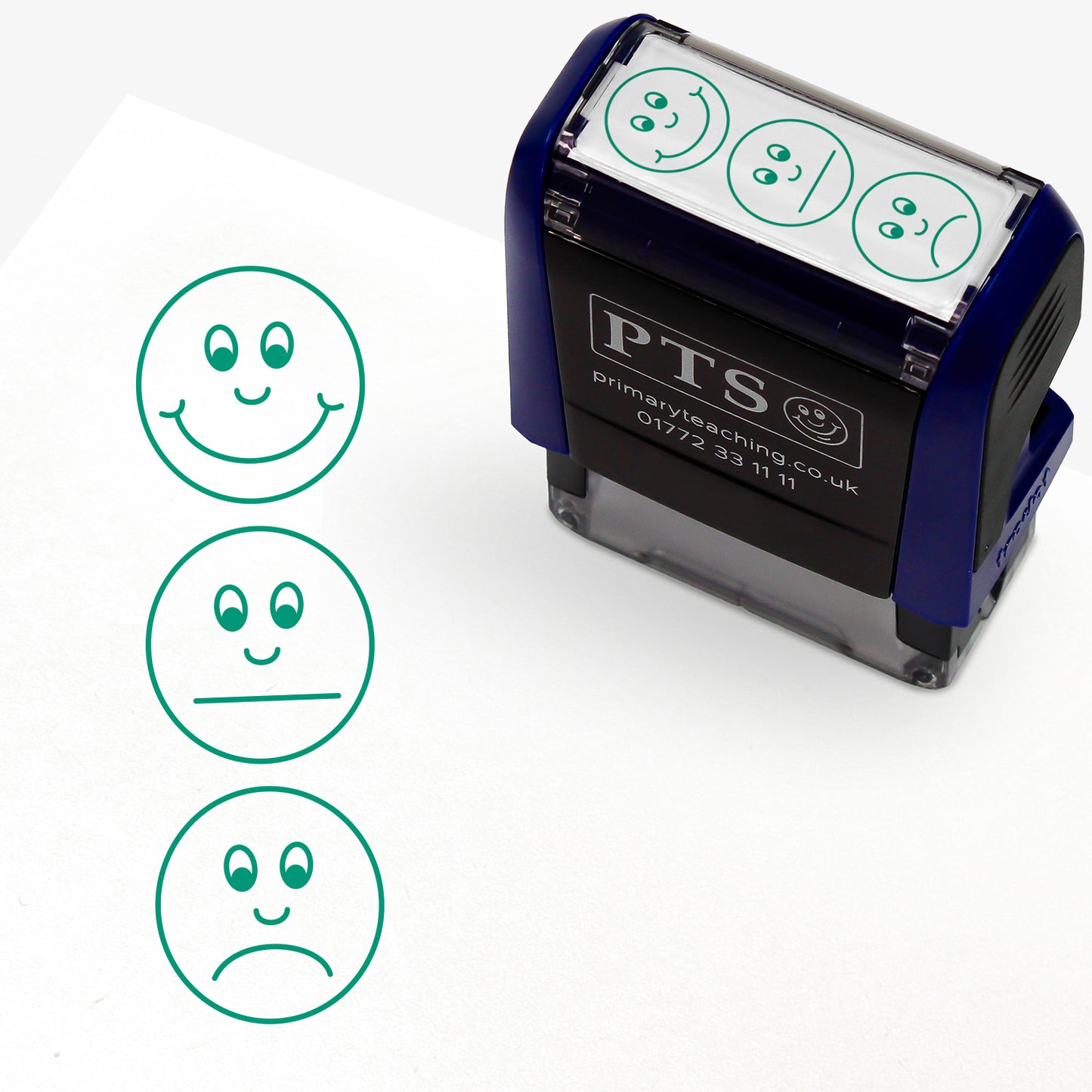 Smiley Face Expressions Stamper - 38 x 15mm