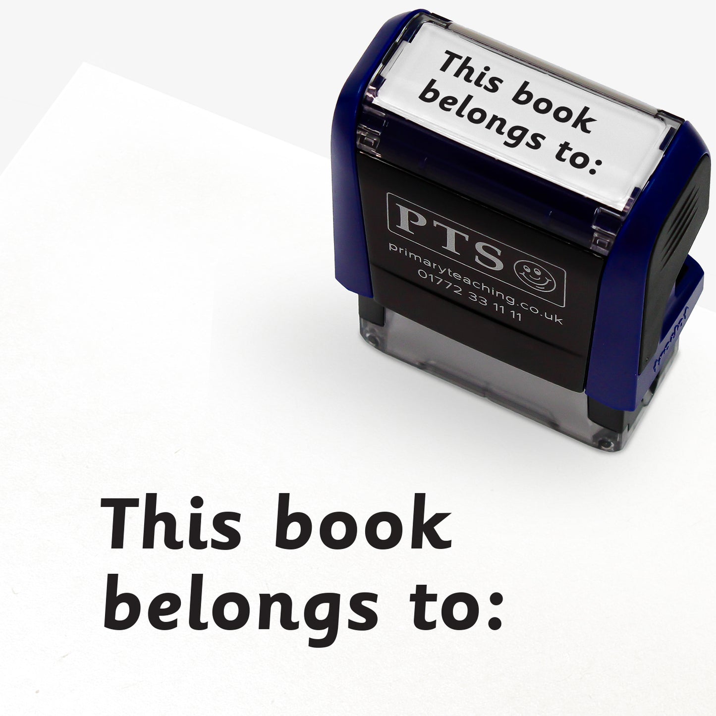 This Book Belongs to: Stamper - 38 x 15mm