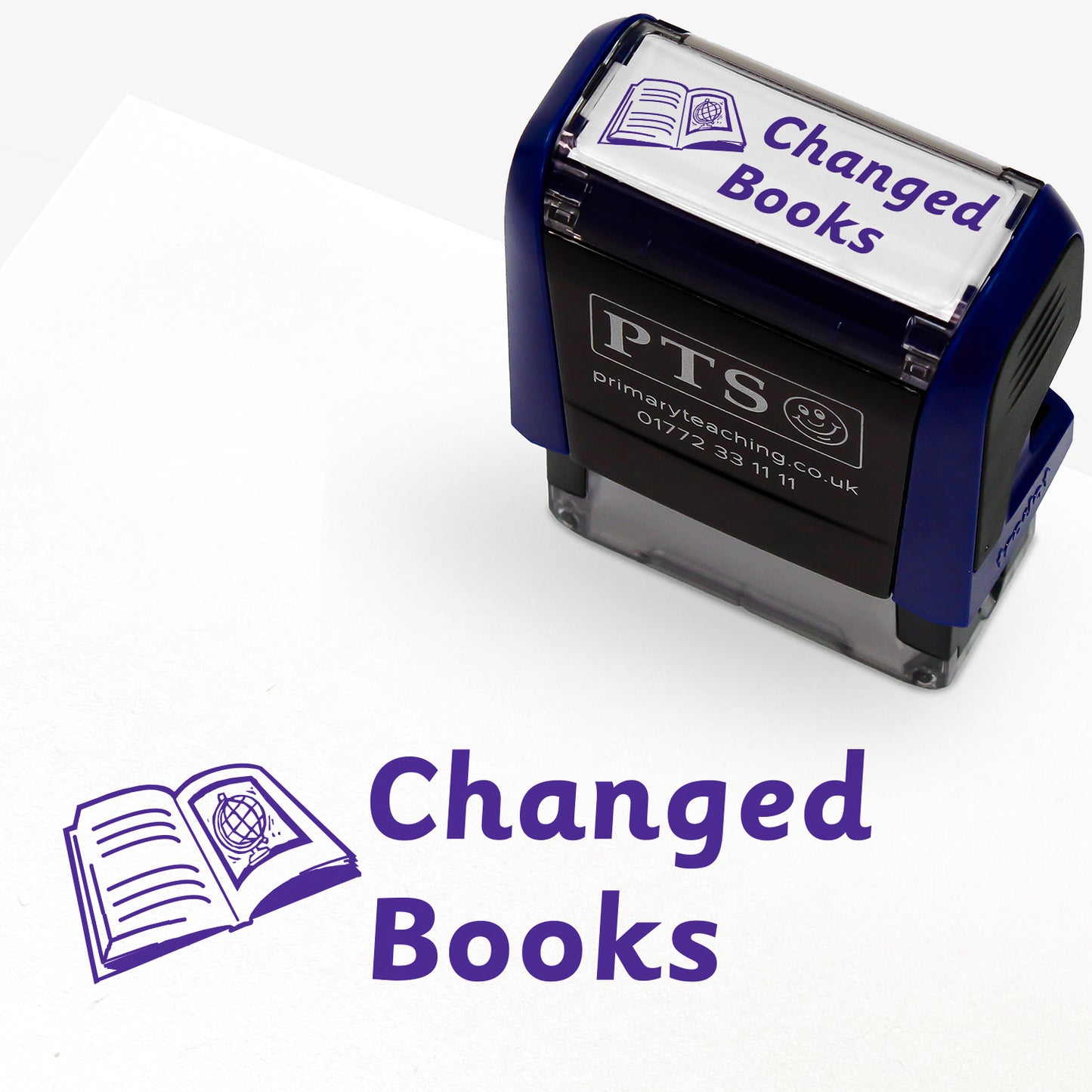 Changed Books Stamper - 38 x 15mm