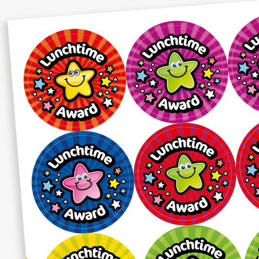 Lunchtime Award Stickers - 32mm