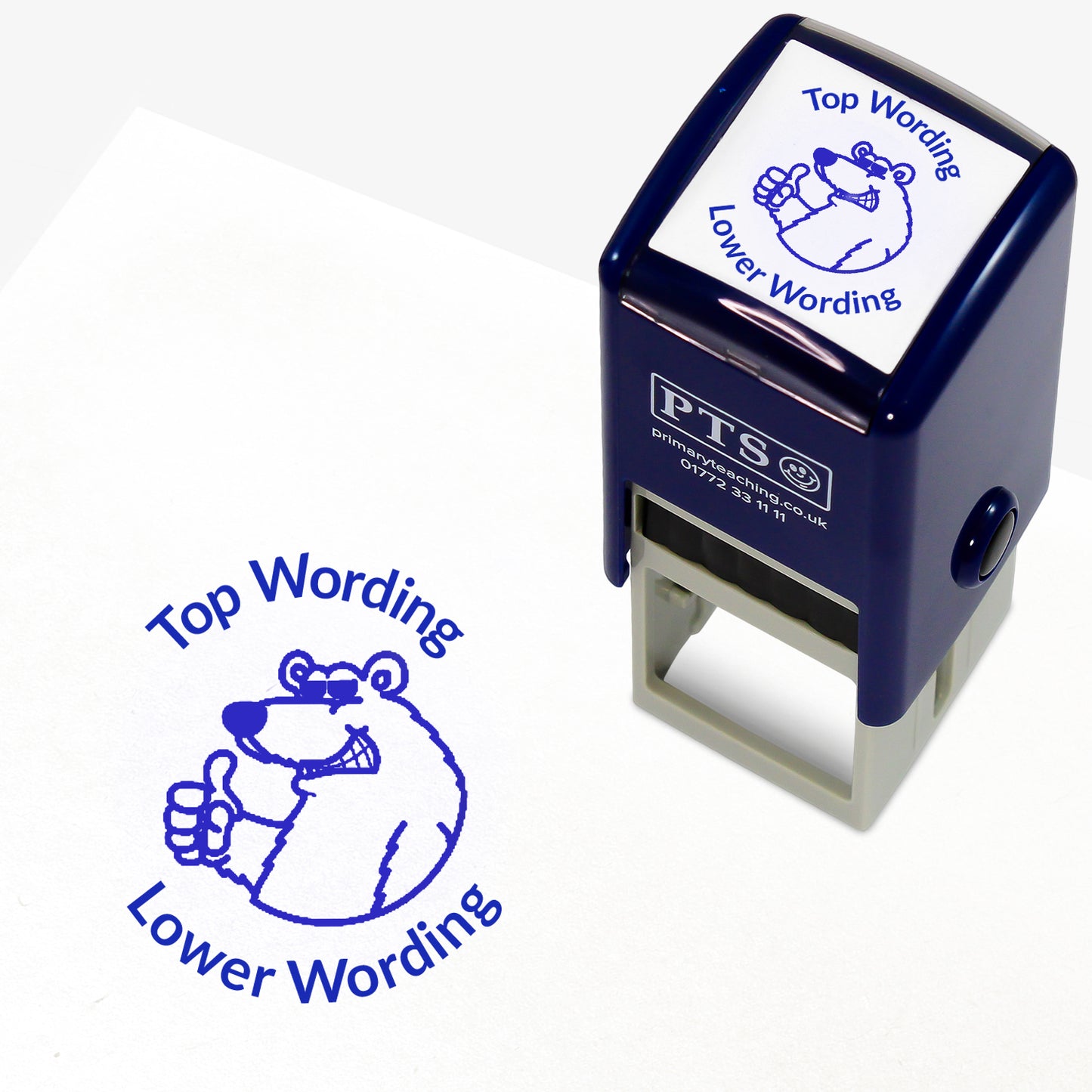 Personalised Polar Bear Stamper - 25mm