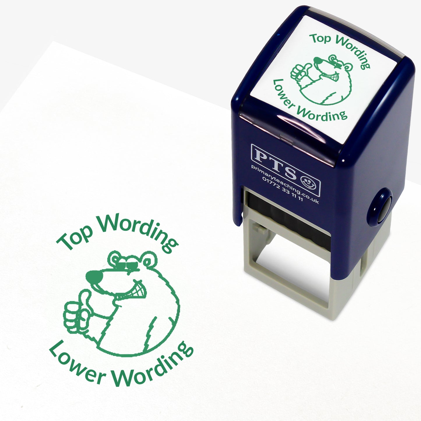 Personalised Polar Bear Stamper - 25mm