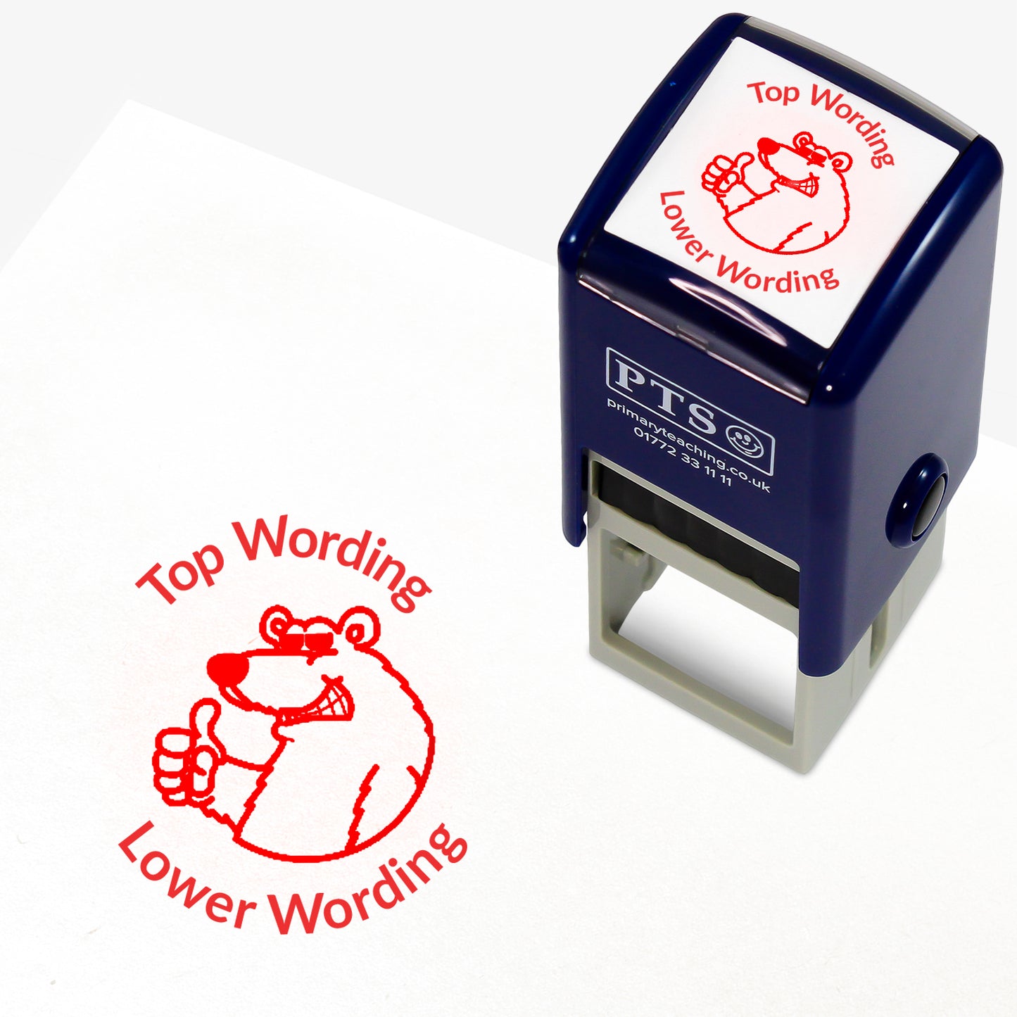 Personalised Polar Bear Stamper - 25mm