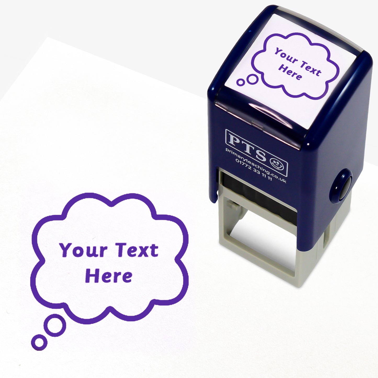 Personalised Thought Bubble Stamper - 25mm