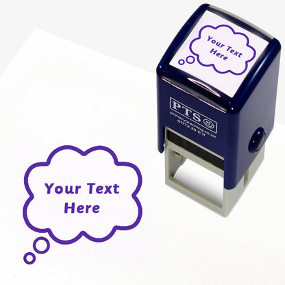 Personalised Thought Bubble Stamper - 25mm