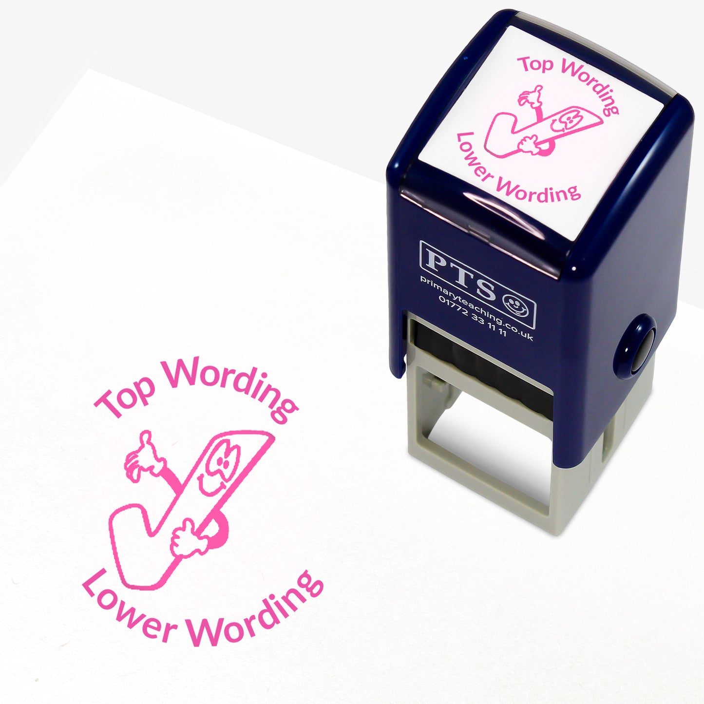 Personalised Tick Stamper - 25mm