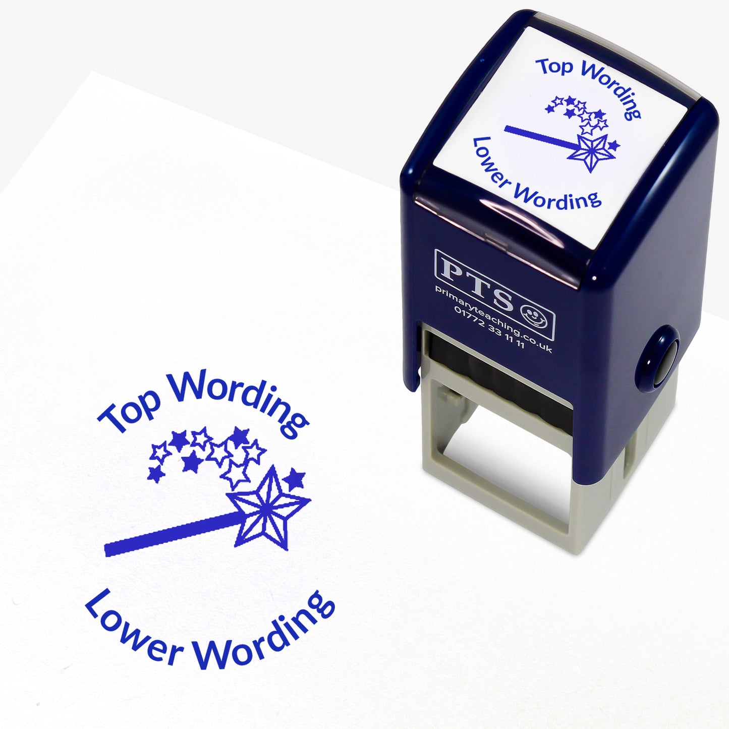 Personalised Magic Wand Stamper - 25mm