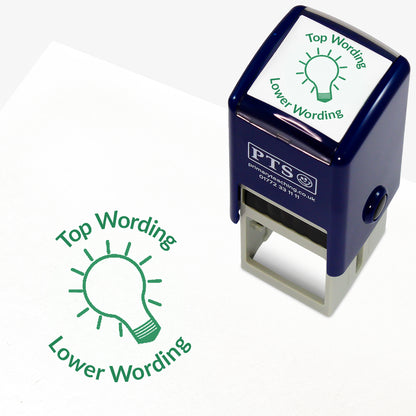 Personalised Lightbulb Stamper - 25mm