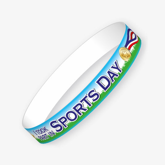 10 I Took Part Sports Day Wristbands
