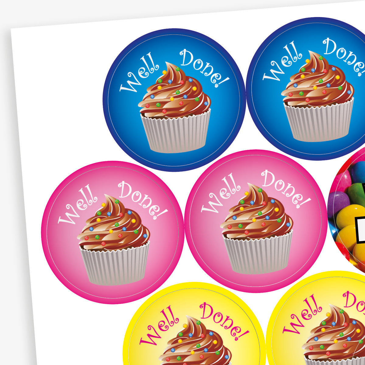 Well Done Fall Sticker Well Done Chocolate Scented Stickers | Mixed | x 45