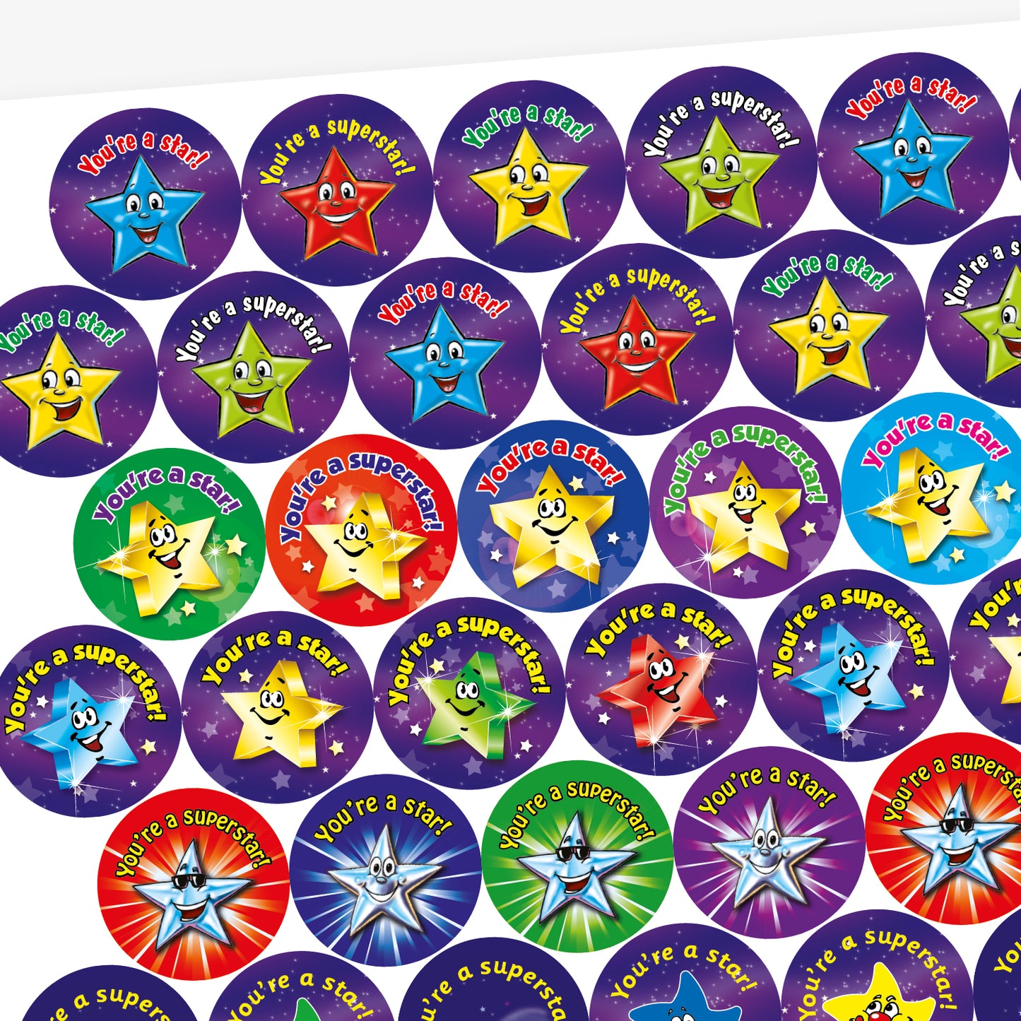 Berry Scented You're a Star Stickers - 32mm