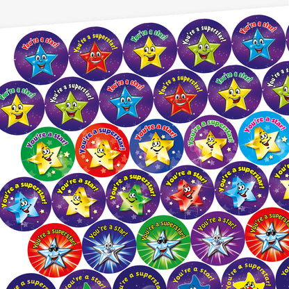 Berry Scented You're a Star Stickers - 32mm