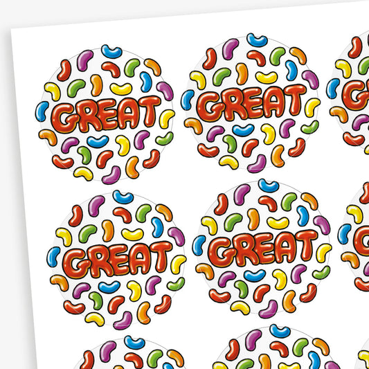 Jellybean Scented Great Stickers - 32mm