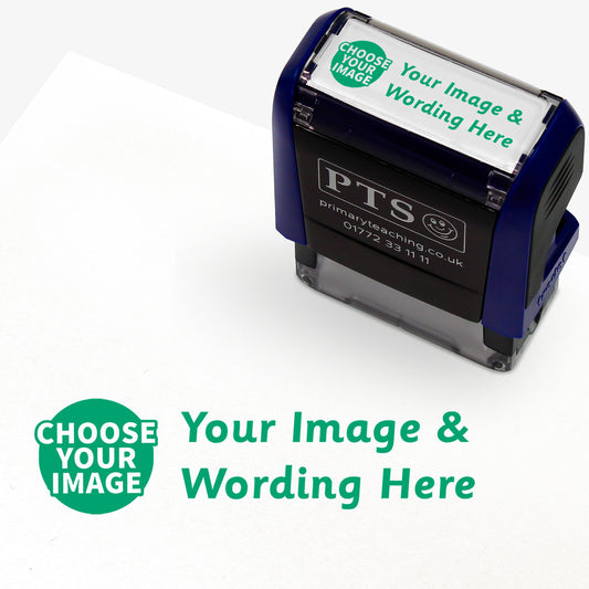 Design Your Own Image and Wording Stamper - 38 x 14mm