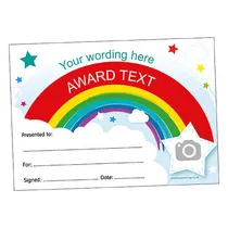 Personalised Rainbow Certificate (A5)