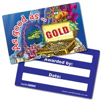 Good As Gold CertifiCARDS (10 Cards - 86mm x 54mm)
