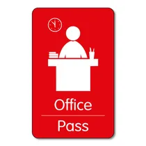 Office Pass - Plastic Class Pass (10 Wallet Sized Cards)