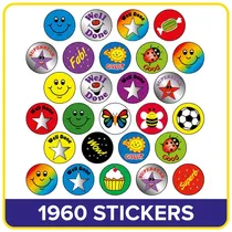 Stickers Value Pack (1960 Stickers - 10mm)