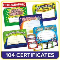 Holographic Certificates Value Pack (104 Mixed Certificates - A5)