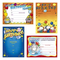 Happy Birthday Certificates (20 Certificates - A5) Brainwaves
